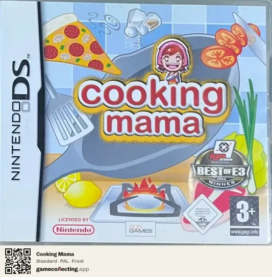 Cooking Mama Nintendo DS, PAL box front