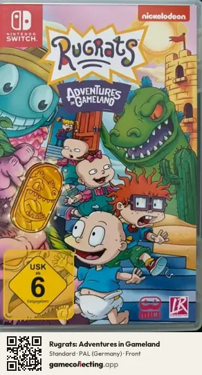 Rugrats: Adventures in Gameland Nintendo Switch, Germany box front