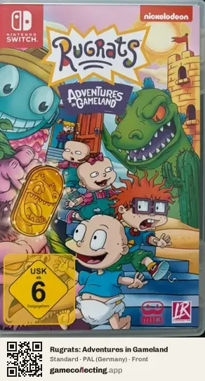Rugrats: Adventures in Gameland Nintendo Switch, Germany box front