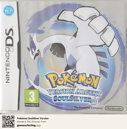 Pokémon SoulSilver Version Nintendo DS, France box front