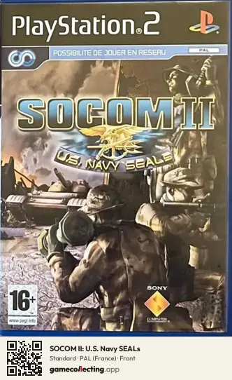 SOCOM II: U.S. Navy SEALs PlayStation 2, France box front