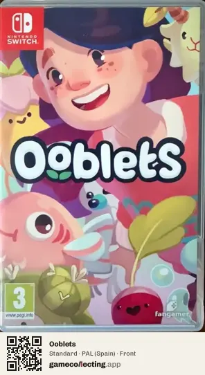 Ooblets Nintendo Switch, Spain box front