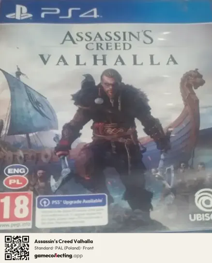 Assassin's Creed Valhalla PlayStation 4, Poland box front