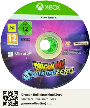 Dragon Ball: Sparking! Zero Xbox Series X, PAL disc