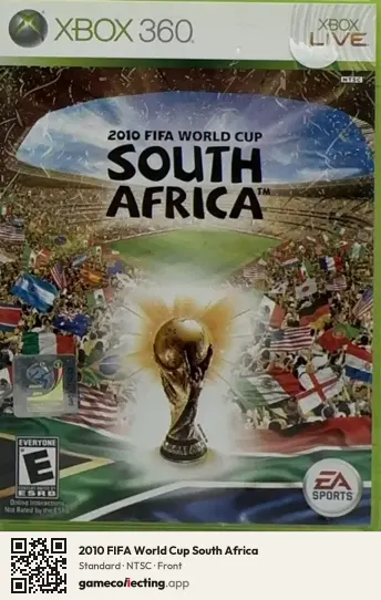 2010 FIFA World Cup South Africa Xbox 360, NTSC box front
