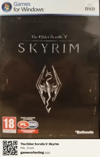 The Elder Scrolls V: Skyrim Computer, PAL box front