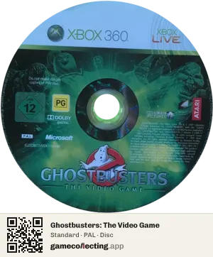 Ghostbusters: The Video Game Xbox 360, PAL disc