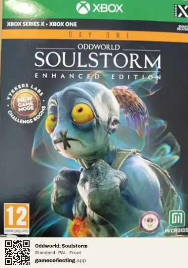 Oddworld: Soulstorm Xbox One, PAL box front