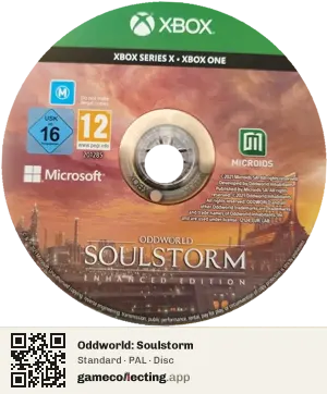 Oddworld: Soulstorm Xbox One, PAL disc