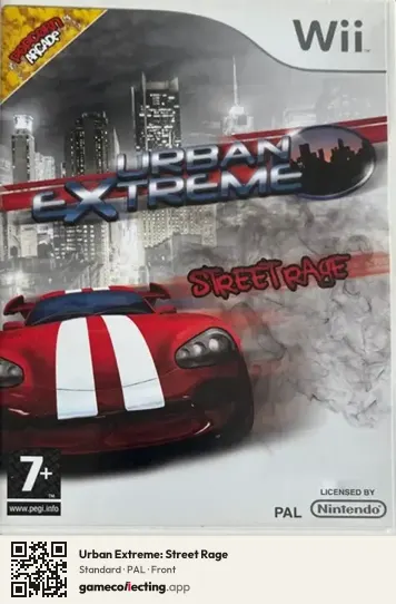 Urban Extreme: Street Rage Nintendo Wii, PAL box front