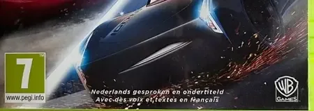 Cars 3: Driven to Win, the PEGI square on its front