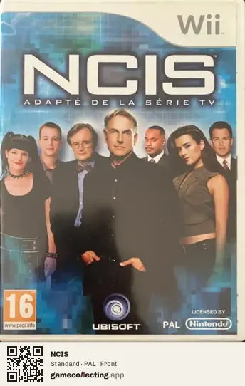 NCIS Nintendo Wii, PAL box front