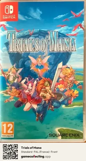 Trials of Mana Nintendo Switch, France box front