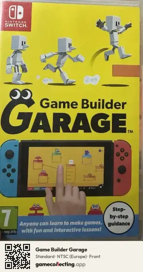 Game Builder Garage Nintendo Switch, Europe box front