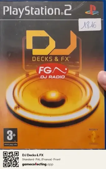 DJ Decks & FX PlayStation 2, France box front