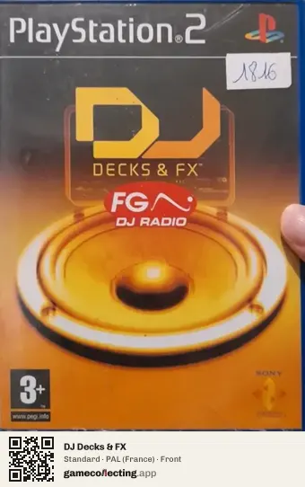 DJ Decks & FX PlayStation 2, France box front