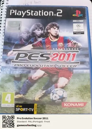 Pro Evolution Soccer 2011 PlayStation 2, Portugal box front