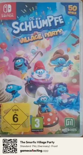 The Smurfs: Village Party Nintendo Switch, Germany box front