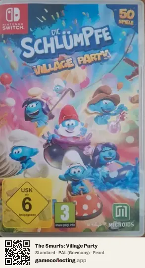 The Smurfs: Village Party Nintendo Switch, Germany box front