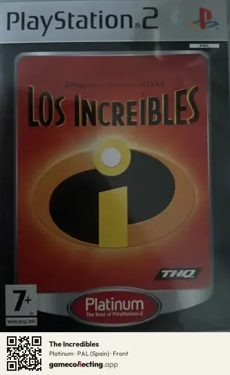 The Incredibles PlayStation 2, Spain box front