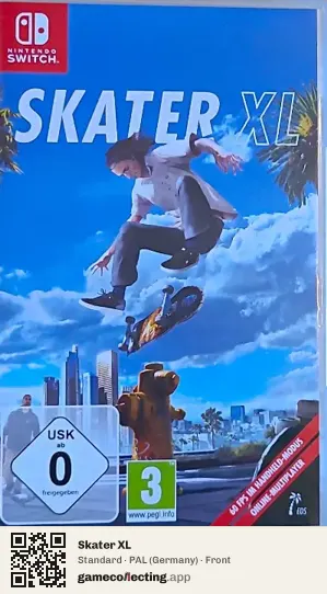 Skater XL Nintendo Switch, Germany box front