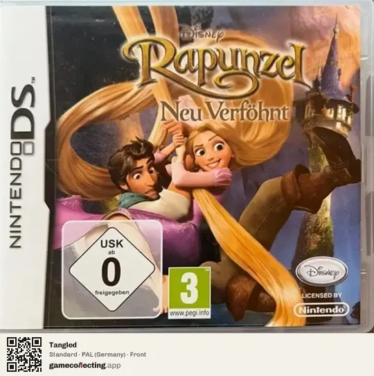 Tangled Nintendo DS, Germany box front