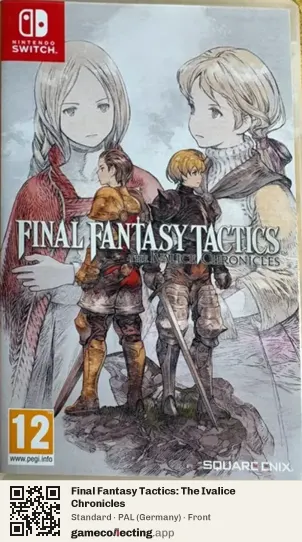 Final Fantasy Tactics: The Ivalice Chronicles Nintendo Switch, Germany box front