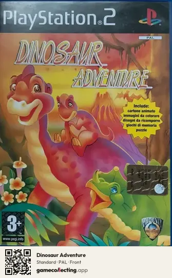 Dinosaur Adventure PlayStation 2, PAL box front