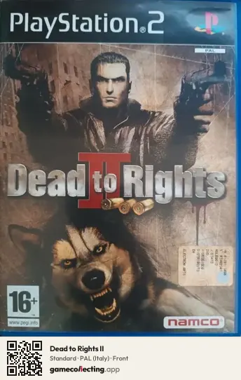 Dead to Rights II PlayStation 2, Italy box front