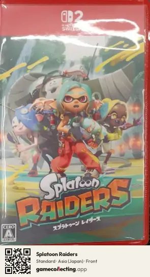 Splatoon Raiders Nintendo Switch 2, Japan box front