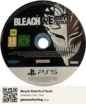 Bleach: Rebirth of Souls PlayStation 5, PAL disc