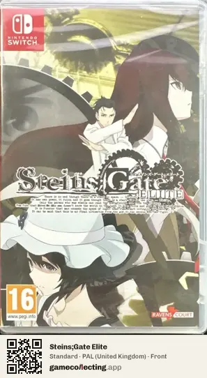 Steins;Gate Elite Nintendo Switch, United Kingdom box front
