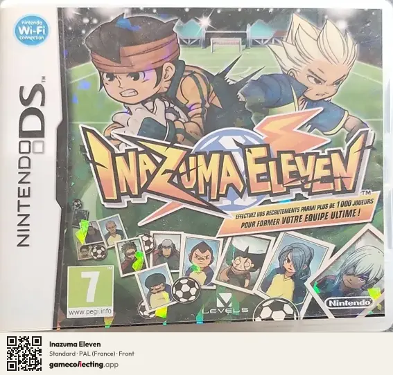 Inazuma Eleven Nintendo DS, France box front
