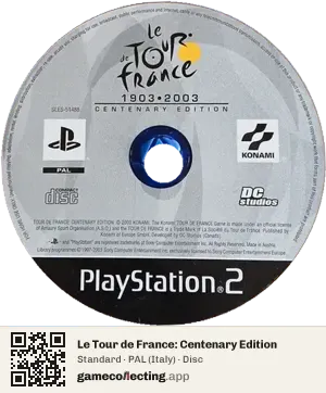 Le Tour de France: Centenary Edition PlayStation 2, PAL disc