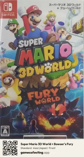 Super Mario 3D World + Bowser's Fury Nintendo Switch, Asia box front