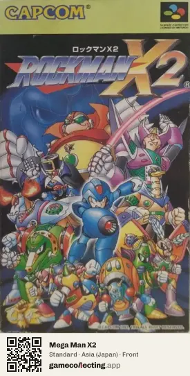 Mega Man X2 Super Nintendo Entertainment System, Asia box front