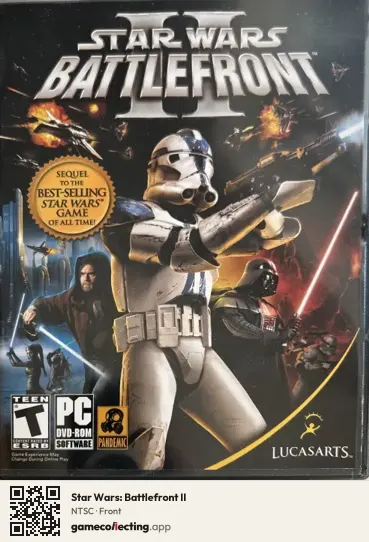Star Wars: Battlefront II Computer, NTSC box front