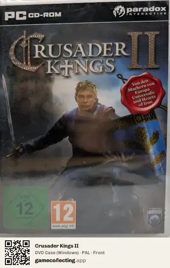Crusader Kings II Computer, PAL box front
