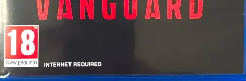 Call of Duty: Vanguard, the USK square on its front