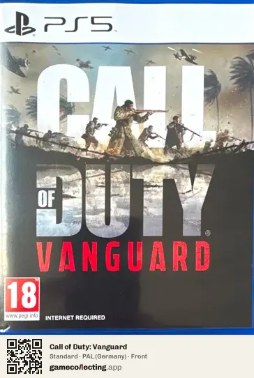 Call of Duty: Vanguard PlayStation 5, Germany box front