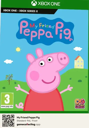 My Friend Peppa Pig Xbox One, PAL box front