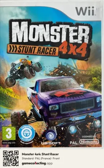 Monster 4x4: Stunt Racer Nintendo Wii, France box front