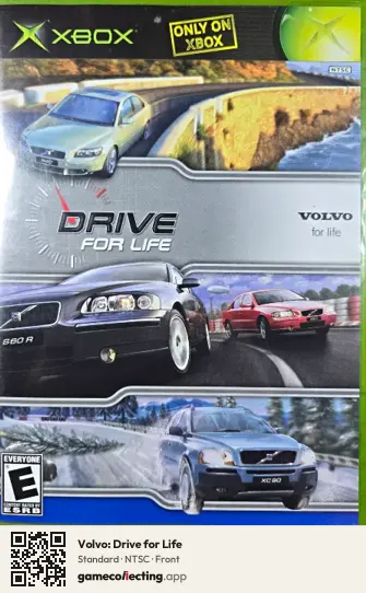 Volvo: Drive for Life Xbox, NTSC box front