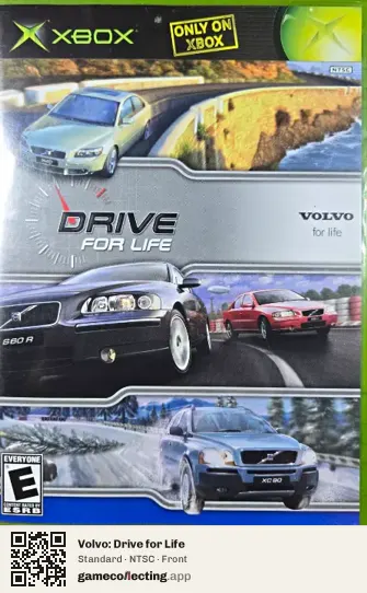 Volvo: Drive for Life Xbox, NTSC box front