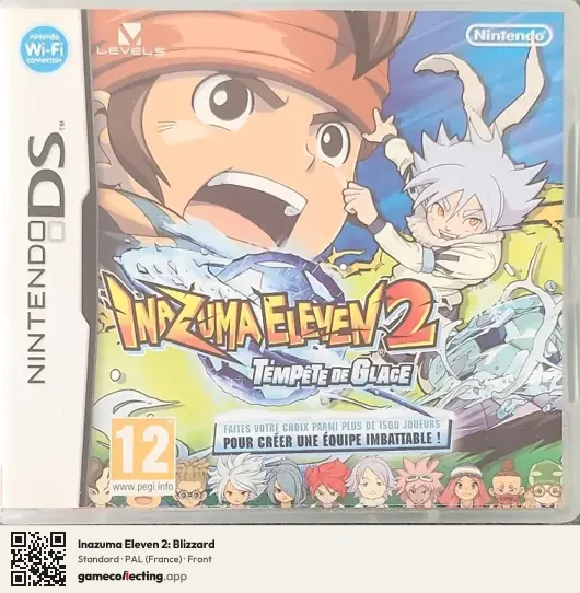 Inazuma Eleven 2: Blizzard Nintendo DS, France box front