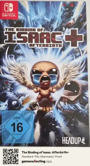 The Binding of Isaac: Afterbirth+ Nintendo Switch, Germany box front