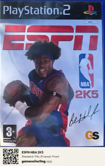 ESPN NBA 2K5 PlayStation 2, France box front