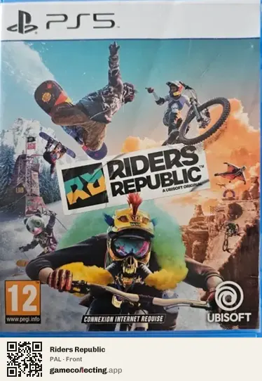 Riders Republic PlayStation 5, PAL box front