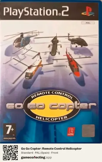 Go Go Copter: Remote Control Helicopter PlayStation 2, Spain box front