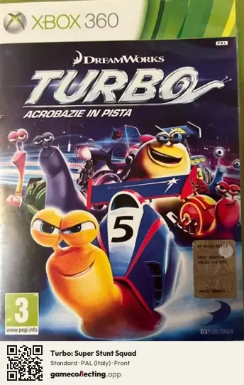 Turbo: Super Stunt Squad Xbox 360, Italy box front